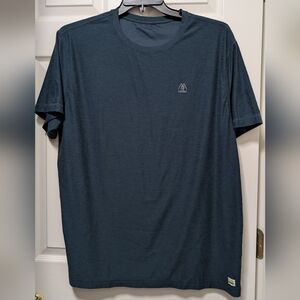Vuori Strato Tech Tee Navy Heather Blue Size XXL LOGO